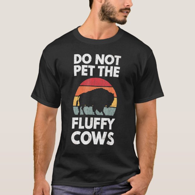 T-shirt Ne Caressez Pas Les Vaches Douces (Devant)