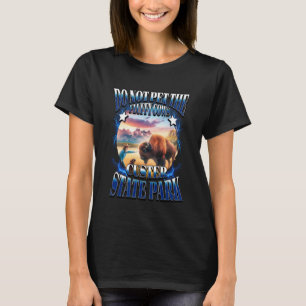 T-shirt Ne Caressez Pas Les Vaches Douces Custer State Par
