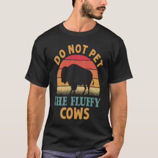 T-shirt Ne Caressez Pas Les Vaches Douces Hommes Femmes Co