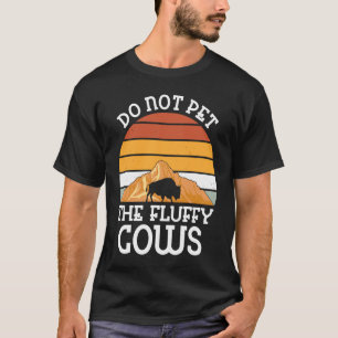 T-shirt Ne Caressez Pas Les Vaches Douces Hommes Femmes Mo