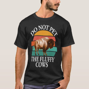 T-shirt Ne Caressez Pas Les Vaches Douces Hommes Femmes Ré