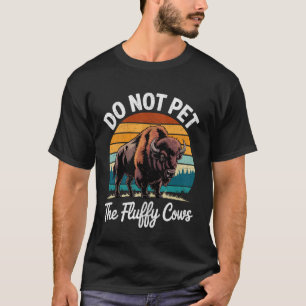 T-shirt Ne Caressez Pas Les Vaches Duveteuses Mème De Biso