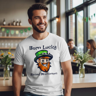 T-shirt Né Chanceux - St Pratick's Day
