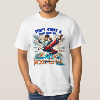 T-shirt Ne commencez pas à me battre