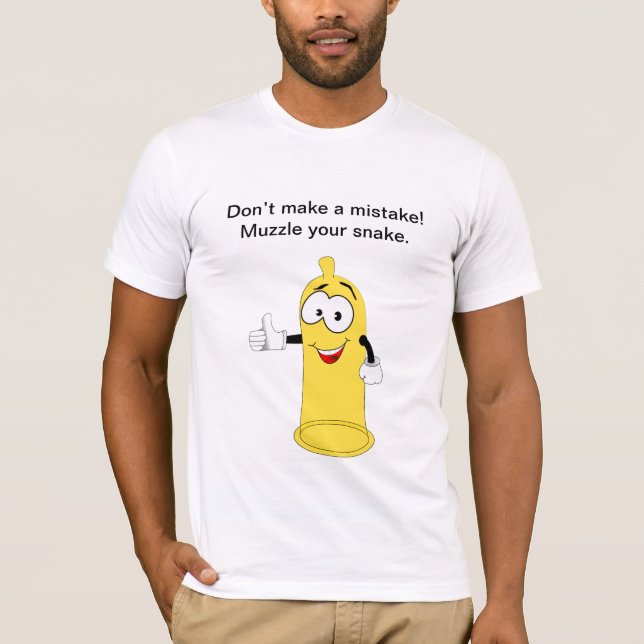 T-shirt Ne commettez pas d’erreur Ne muselez pas votre ser (Devant)