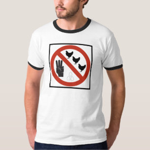T-shirt Ne comptez pas vos poulets avant qu'ils hachent le