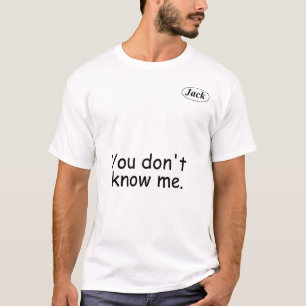 T-shirt Ne connaissez pas Jack