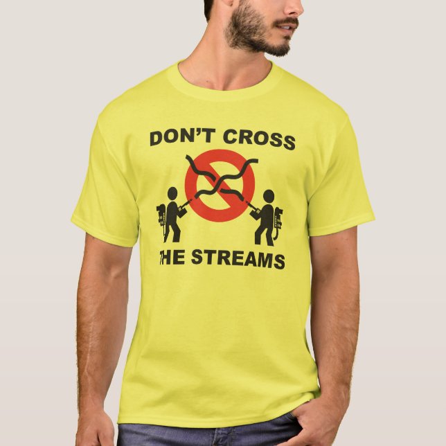 T-shirt Ne croisez pas les courants (Devant)