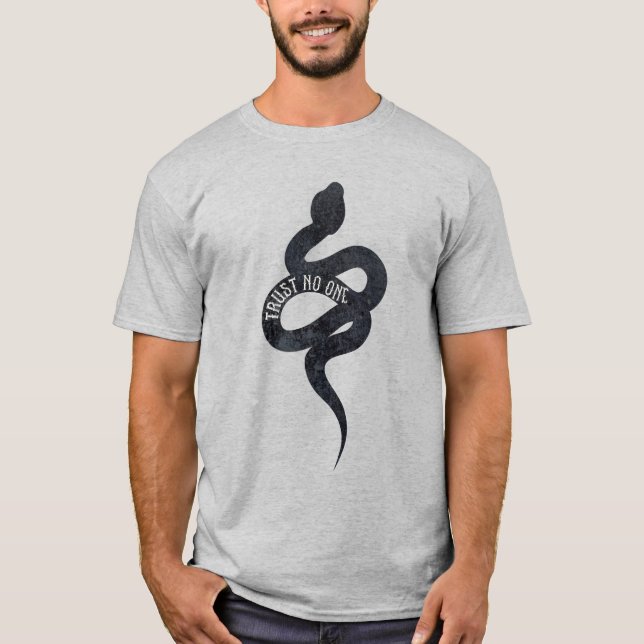 T-shirt Ne croyez en personne au serpent du Serpent (Devant)