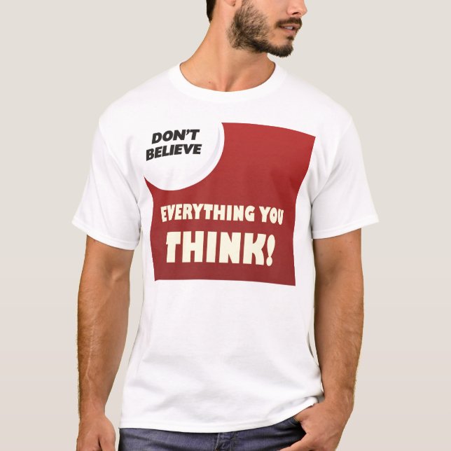 T-shirt Ne croyez pas (Devant)