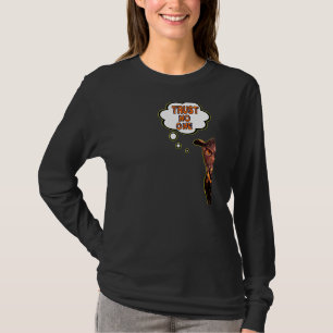 T-shirt Ne croyez pas qu'un seul hibou examine soigneuseme