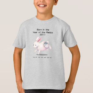 T-shirt Né dans l'année du lapin 2011