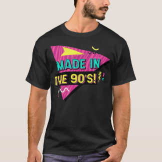 T-shirt Né dans les années 80 élevé dans le bébé des année