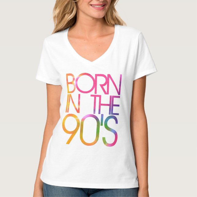 T-shirt Né dans les années 90 (Devant)