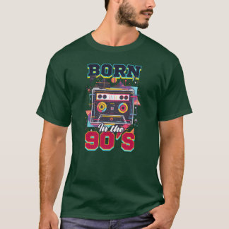 T-shirt Né dans les années 90 RB rétro 90S