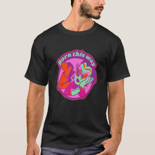 T-shirt Né De Cette Façon Lgbtq Droits Gay Fière Fierté Ar