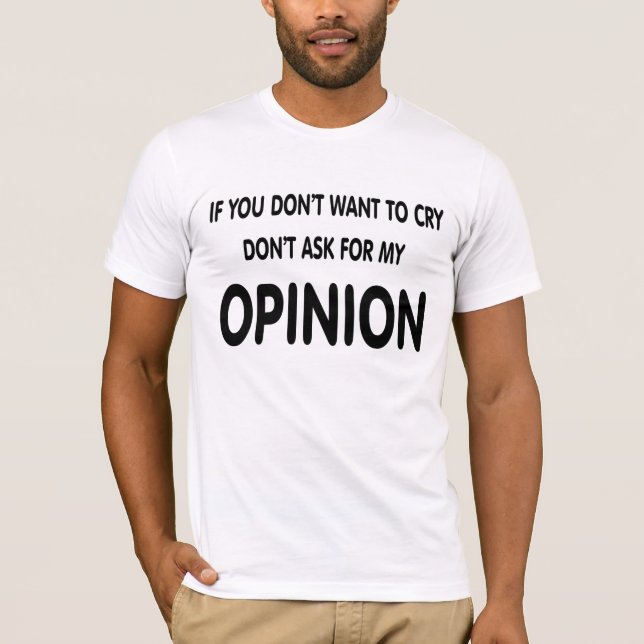 T-shirt Ne demande pas. (Devant)