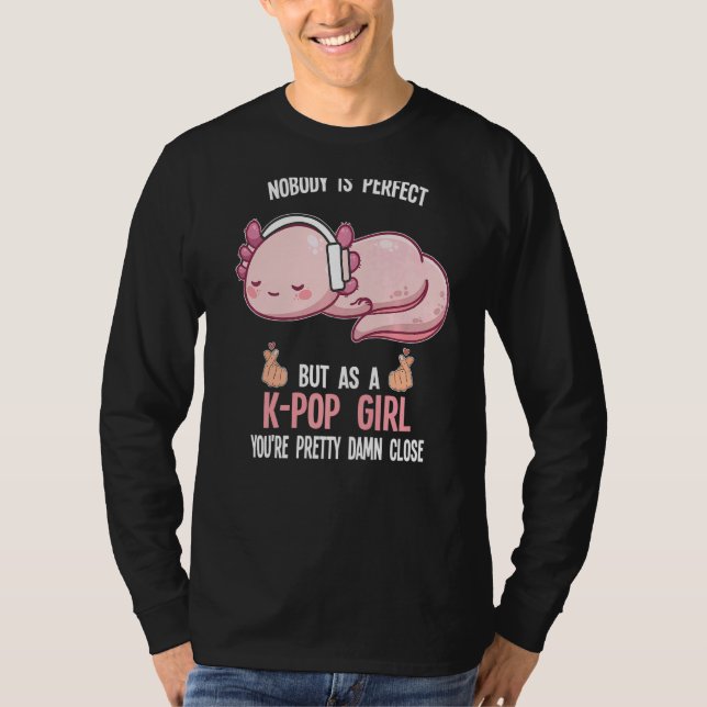 T-shirt Ne dérangez pas J'écoute K Pop Corée du Sud (Devant)