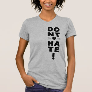 T-shirt Ne détestez pas la couleur claire