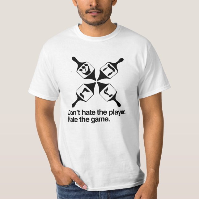 T-SHIRT NE DÉTESTEZ PAS LE JOUEUR DE DREIDEL - .PNG (Devant)