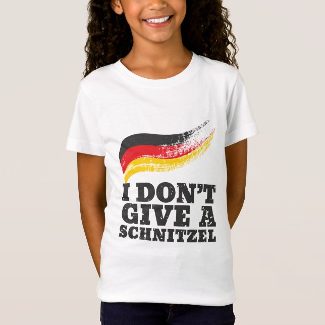T-Shirt Ne donnez pas Schnitzel drapeau allemand Oktoberfe (Devant)