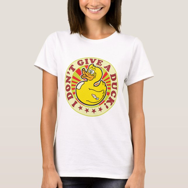 T-shirt Ne donnez pas un canard (Devant)