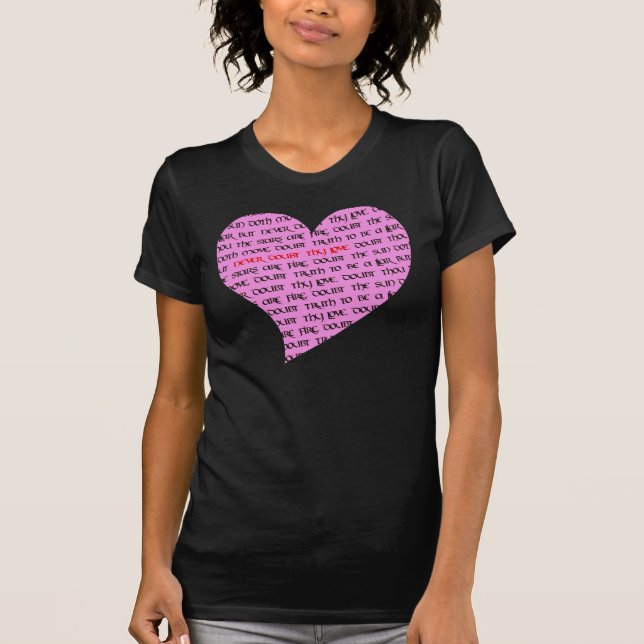 T-shirt Ne Doute Jamais De Ton Coeur D'Amour (Devant)