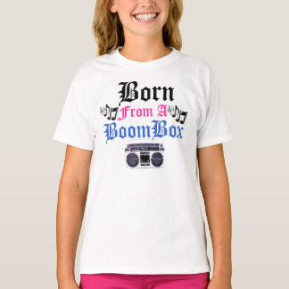 T-shirt Né D'Une Boîte À Boom