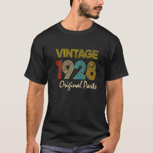 T-shirt Né En 1928 94 Ans Fabriqué En 1928 94E Anniversair