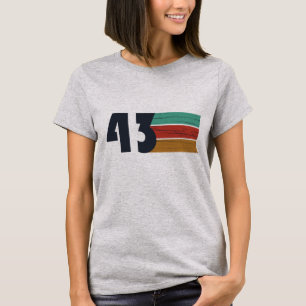 T-shirt né en 1943 anniversaire vintage