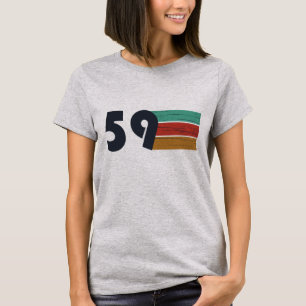 T-shirt né en 1959 anniversaire vintage