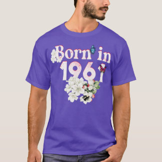 T-shirt Né en 1961 61ème anniversaire stupéfiant depuis 19