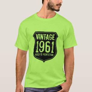 T-shirt Né en 1961  hommes de chemises à la perfection