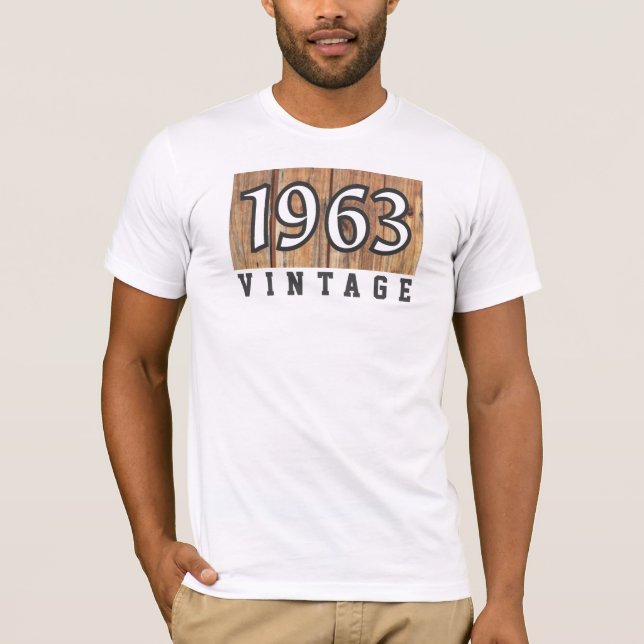 T-shirt Né en 1963 (Devant)