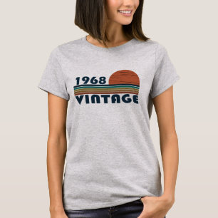 T-shirt Né en 1968 anniversaire vintage