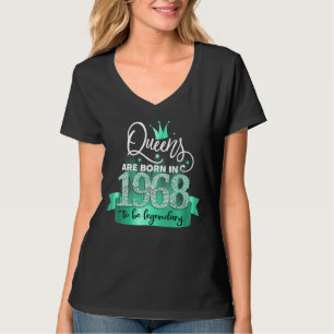 T-shirt Né en 1968 I Black Turquoise Party Outfit & Acce