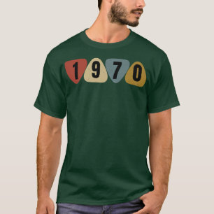 T-shirt Né En 1970 Guitariste Musique Onglet de guitare An