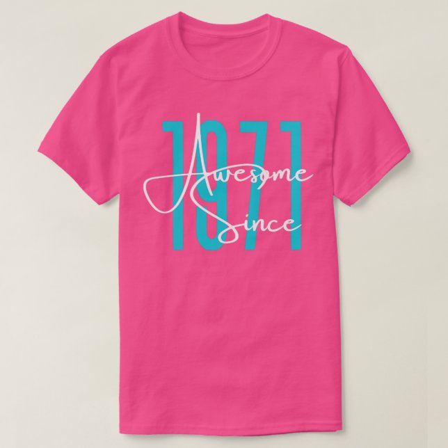 T-shirt Né en 1971 (Design devant)