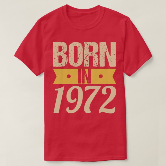T-shirt Né en 1972 (Design devant)