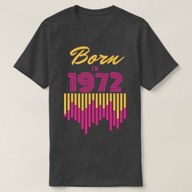 T-shirt Né en 19721 (Design devant)