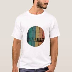 T-shirt Né en 1972 cadeau d'anniversaire vintage