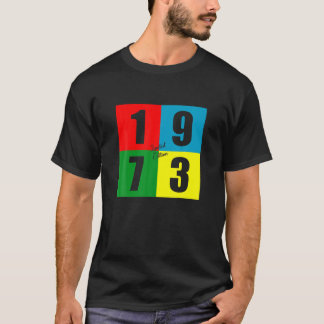 T-shirt Né En 1973 Retro Vintage 49Th Limited Edition Bi