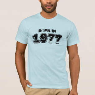T-shirt Né En 1977