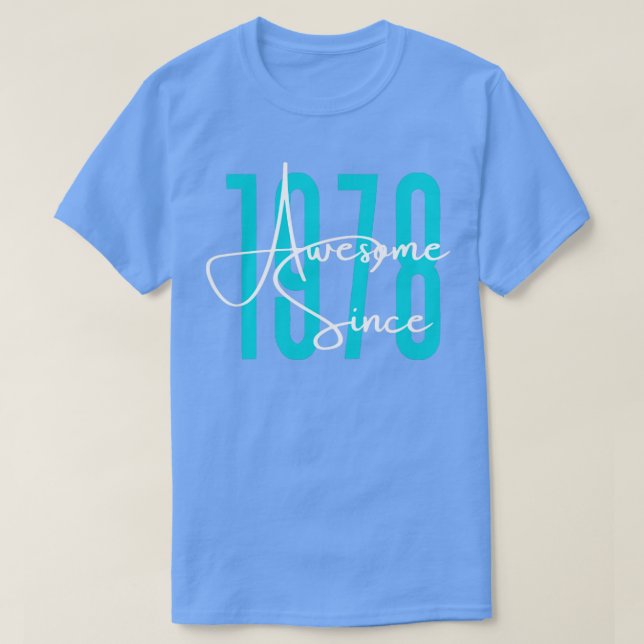 T-shirt Né en 1978 (Design devant)