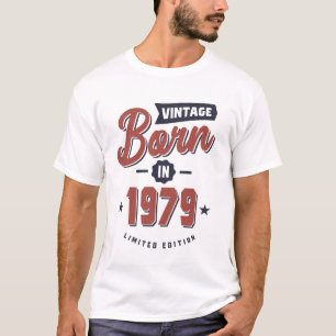 T-shirt Né en 1979 Anniversaire
