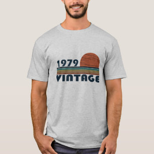 T-shirt né en 1979 cadeau d'anniversaire vintage