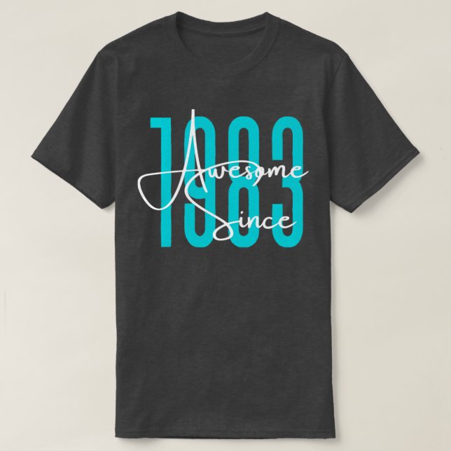 T-shirt Né en 1983 (Design devant)
