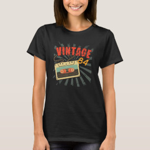 T-shirt Né en 1984 34e anniversaire Vintage 84 80's Kid Gi