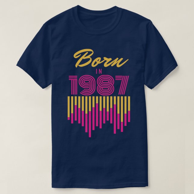 T-shirt Né en 19871 (Design devant)