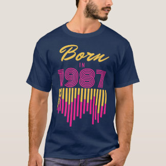 T-shirt Né en 19871